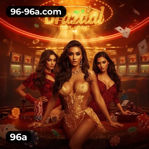 96a App home screen with mobile slots and casino categories